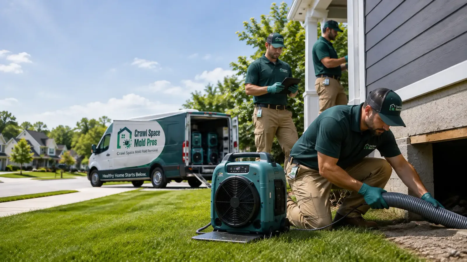 Crawl Space Mold Removal in Sycamore, OH